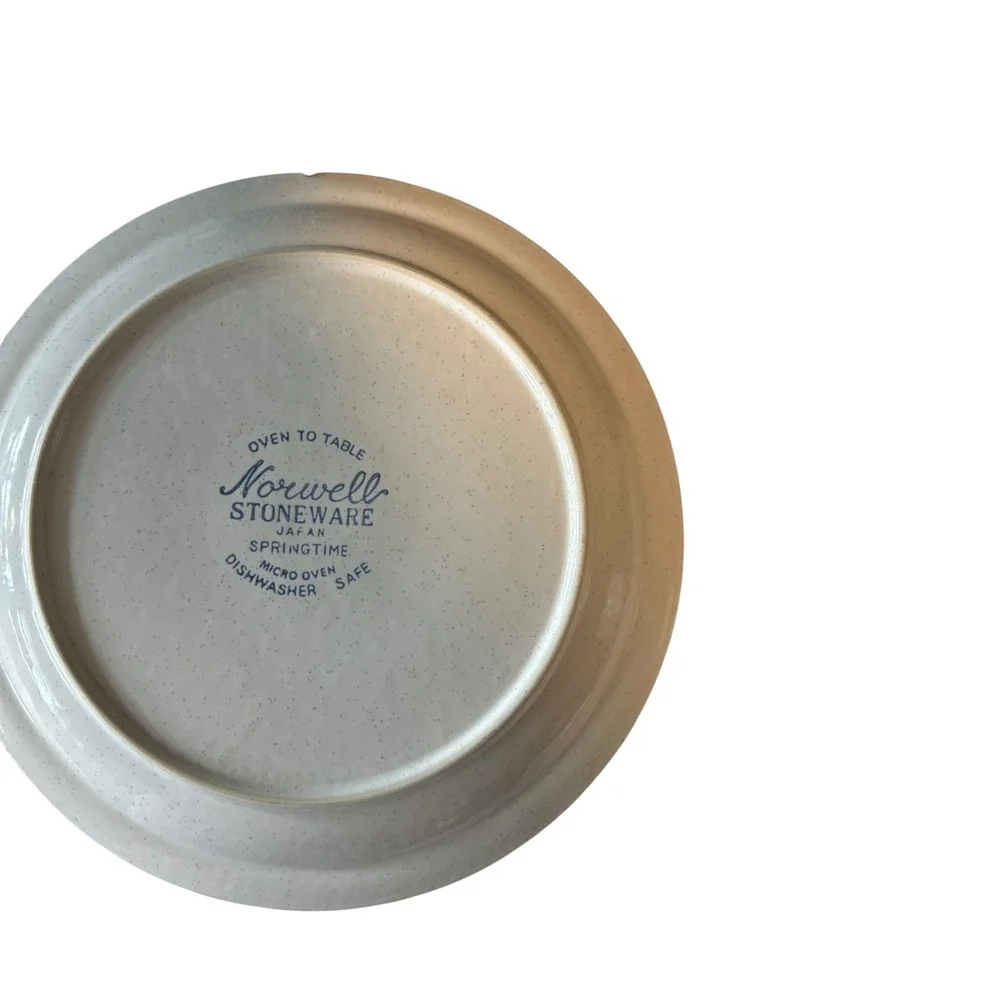 Norwell Stoneware Springtime Dinner Plate Japan 10.5